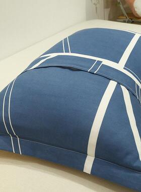 2pcs cotton bed set bedding color plain pillow case 47X74cm