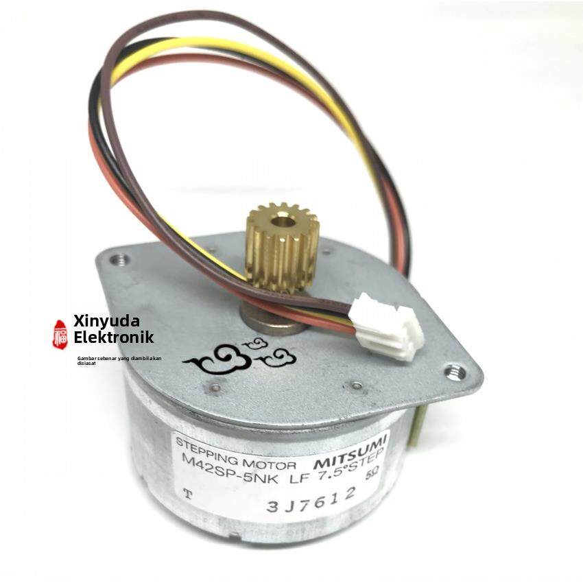MITSUMI M42SP-5NK LF7.5°STEP 打印机覆印机步进马达电机24VDC