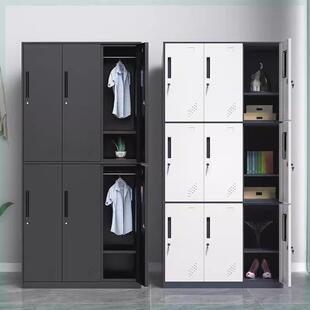 钢制员工宿舍拆装 套色更衣柜游泳健身房存包柜加厚窄边带锁储物柜