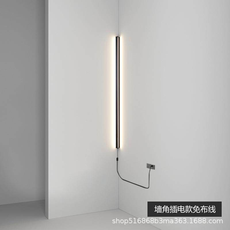 墙角长条壁灯卧室简约现代条形灯楼梯LED书桌过楼梯道转角墙壁灯