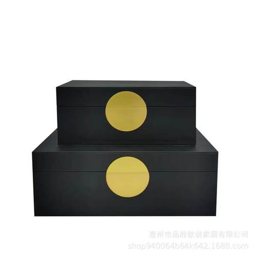 样板房间轻软装品首饰饰盒装饰书PS089房奢柜卧室梳妆台酒现代家