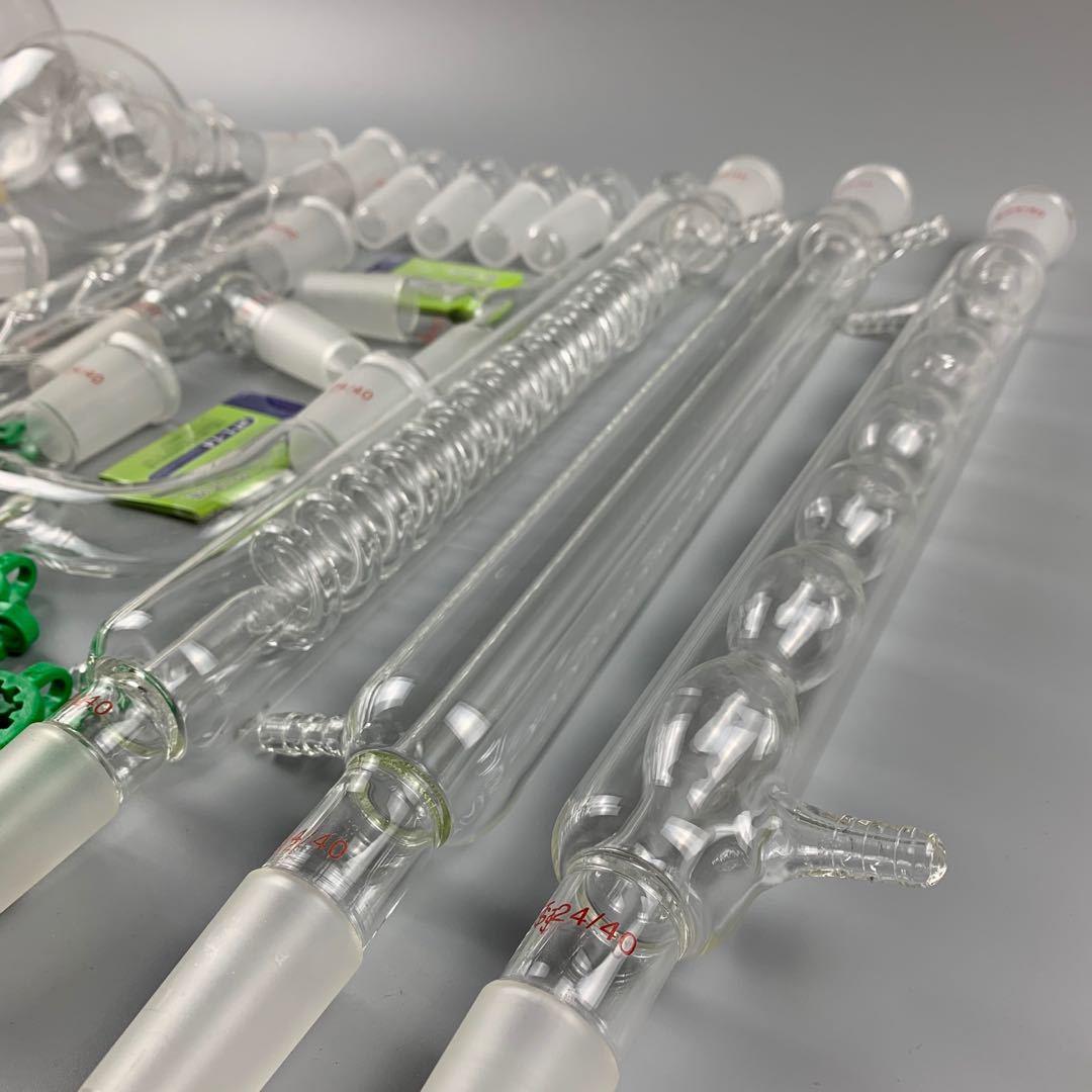 提纯套装蒸馏装置精油化学实验玻璃器材教学仪器套装2件24/40