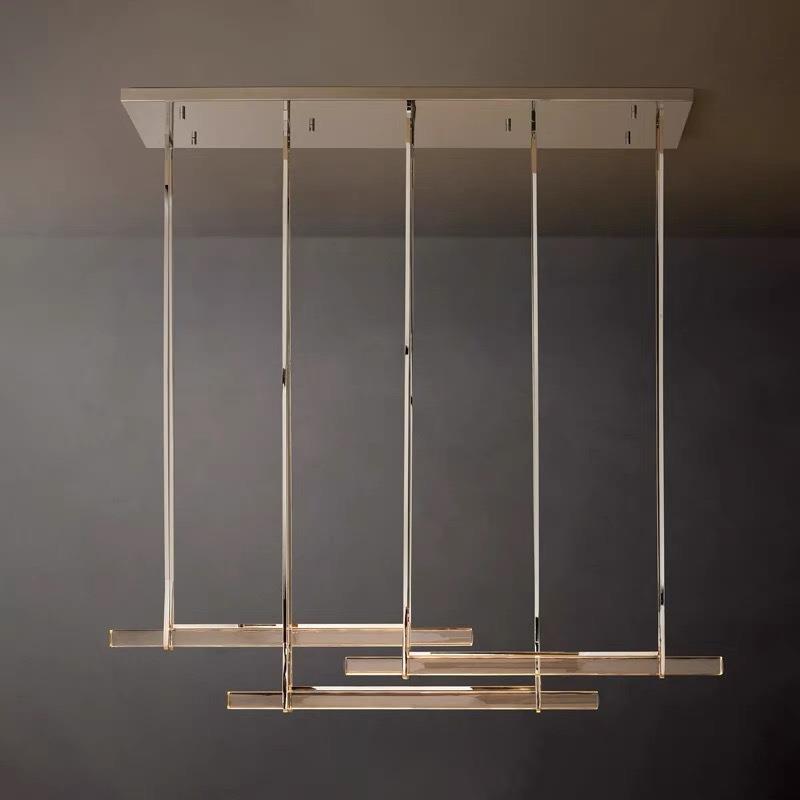 R全铜美式轻奢术VC灯复式墅客厅餐厅别设计师出口H款复623古艺长