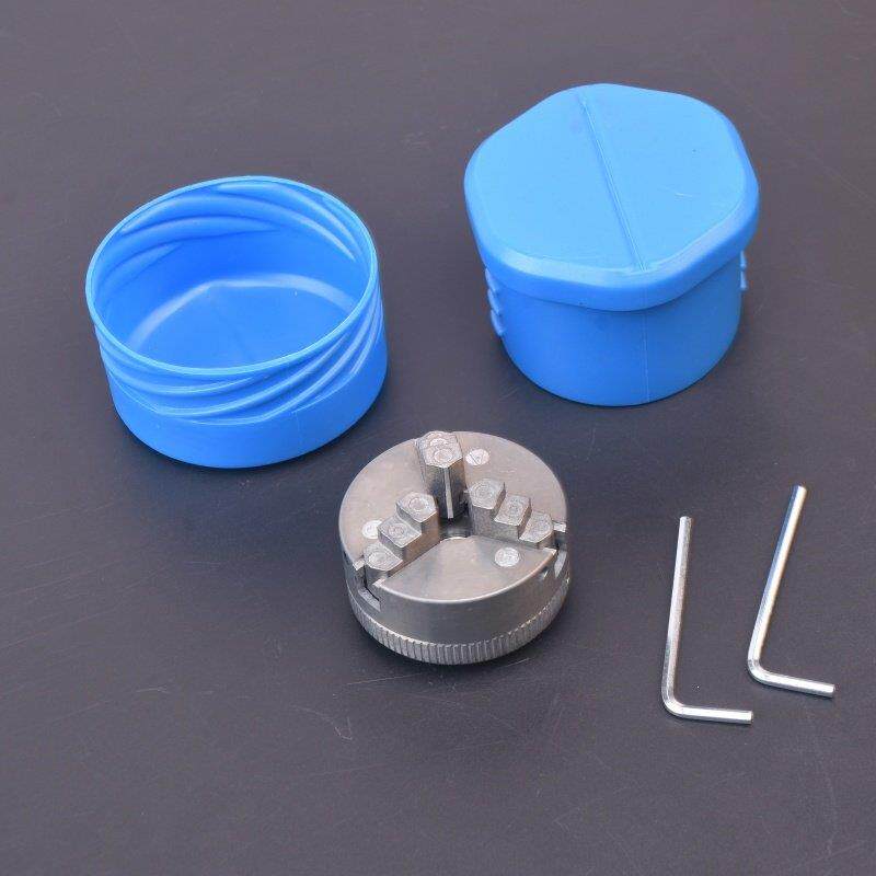 微型车床台磨机五金工具手动三爪夹头自定心夹头夹具三爪夹头50mm