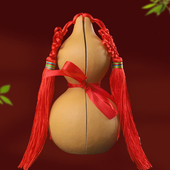 天然合卺葫芦酒杯中汉式 婚礼和合交杯酒道具中国结喜庆鸳鸯葫芦瓢