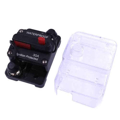 汽车房车游艇音响改装自动断路器开关恢复保险丝座过载短路保护器