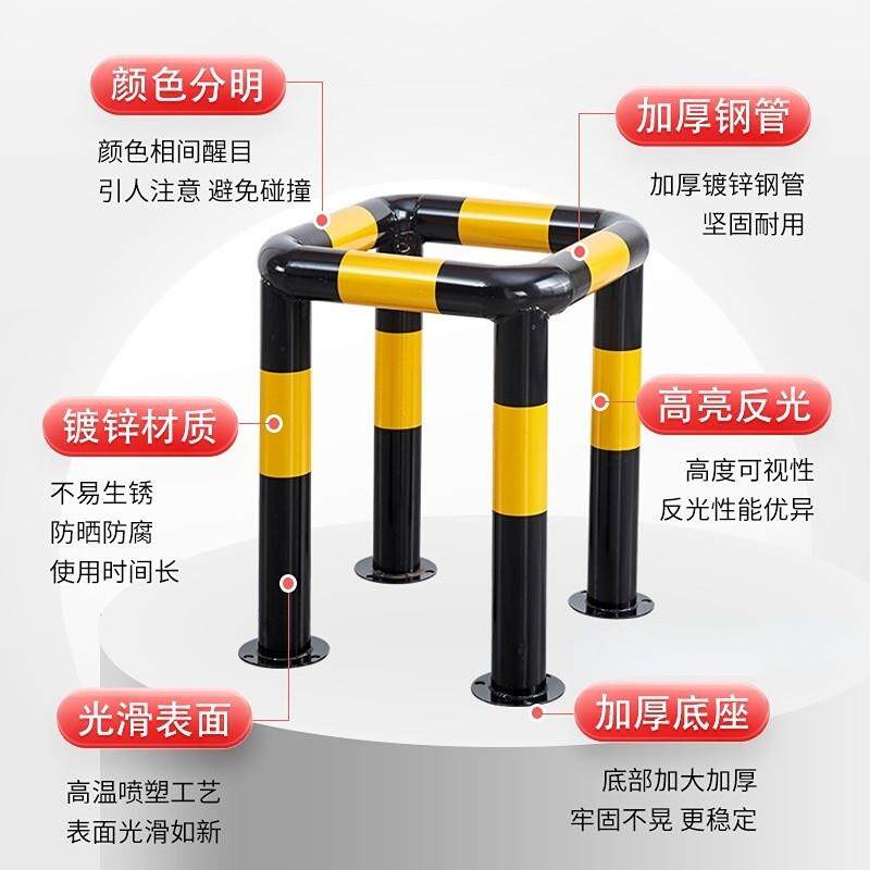 广东钢管挡车器镀锌管消防栓C型L型拒马隔离栏转角防撞防护护栏