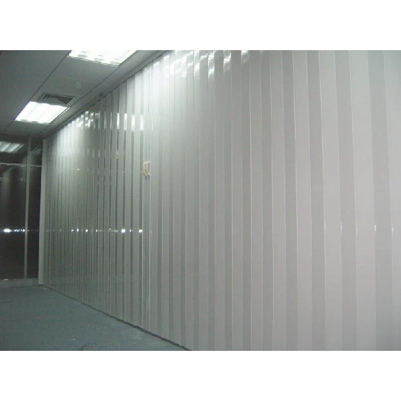 PVC折叠门隔断门商场办公室车间塑料推拉门室内隔断隔断墙