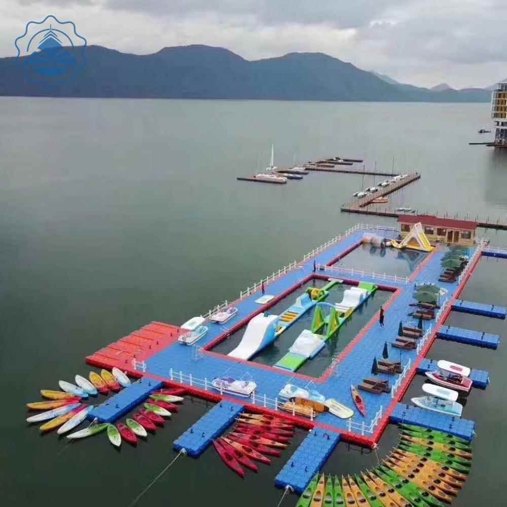 浮筒码头水上漂浮平台游泳池钓鱼橡胶管