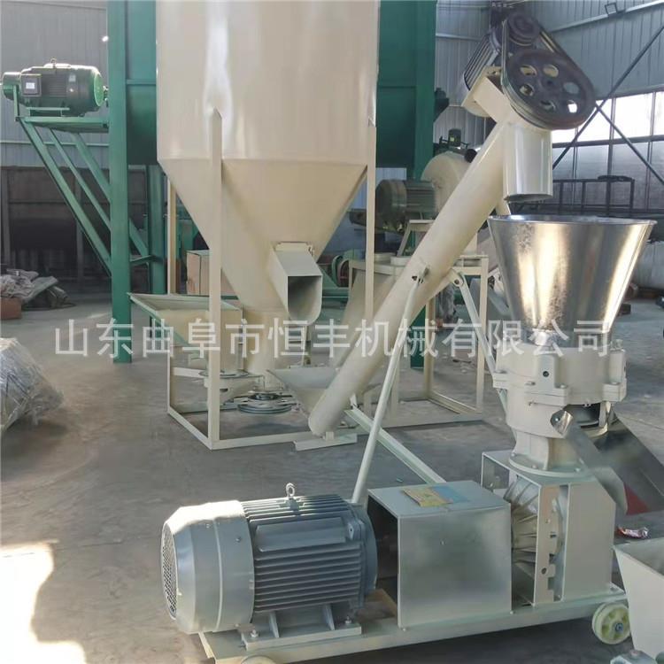 纯铜电机青草玉米颗粒饲料机大小型养殖饲料挤压机兔子饲料造粒机