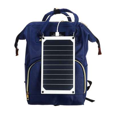 厂家直销 5V5W户外便携式太阳能板 sunpower太阳能手机充电器