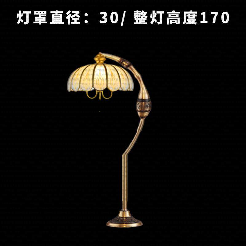 正品馨头客厅水晶装饰创意台灯地灯欧温式全铜台灯卧室床落灯结婚