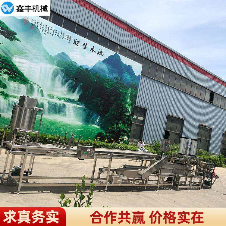 自动豆腐皮机成套设备 大型豆腐皮机制作视频 泡磨煮机械厂