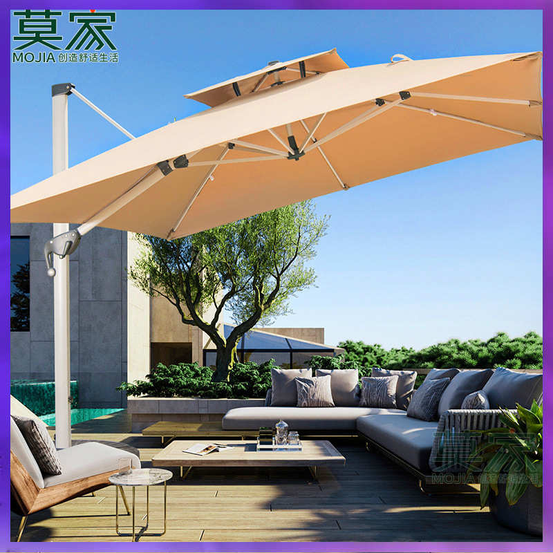 WG6Q莫家户外遮阳伞庭院伞商用大太阳伞室外罗马伞别墅花园摆摊户