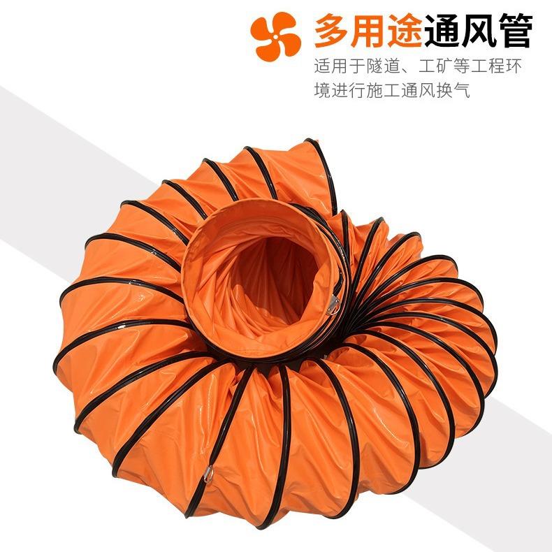 养殖猪舍场船舶场厂隧881道专用螺旋风管PV5C机伸缩排风管软连接