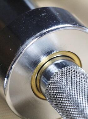 举重比赛专用杠铃杆2.2米OB86杠铃承重350kg加粗奥杆直销出口