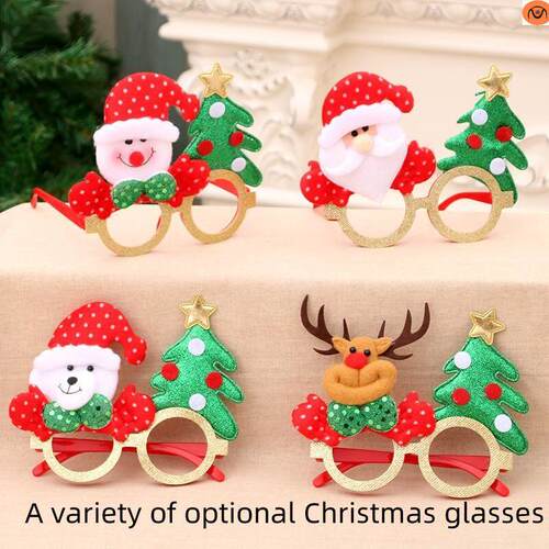 Glasses cartoon Christmas children holiday gift small gift