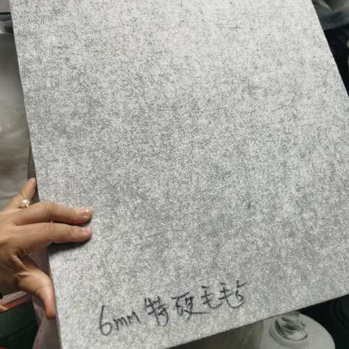 无纺布毛毡卷材阻燃防火东莞加特冲现货硬6mm片材硬成型裁切pet可