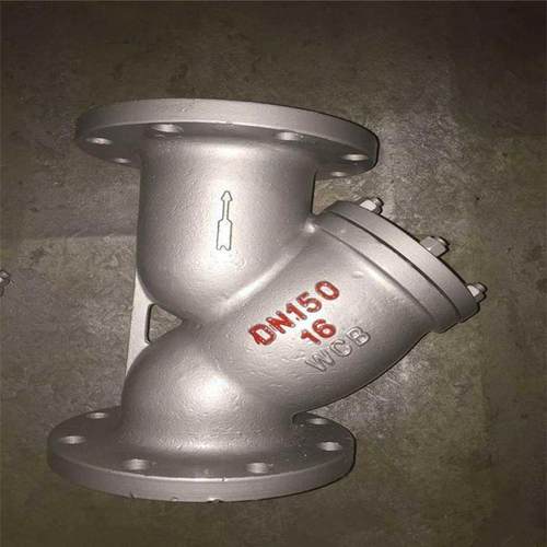 GL41H-25C DN250水处理导热油污水管道铸钢Y型法兰过滤器