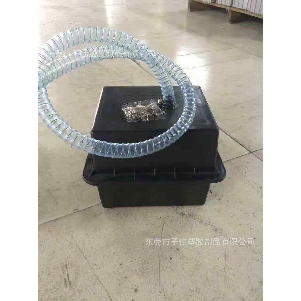 深圳24V150AH塑胶地埋箱 黑色电池周转箱