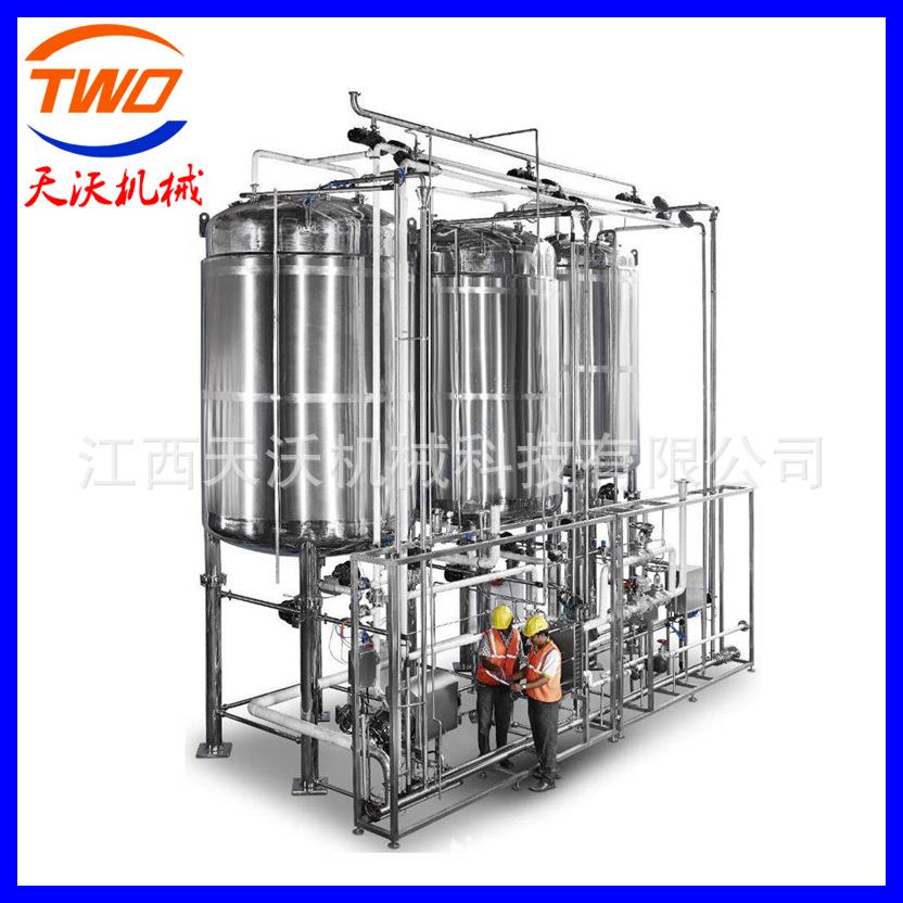 TWO全自动触摸CIP清洗系统蒸汽加热清洗机器CIP自动清洗站