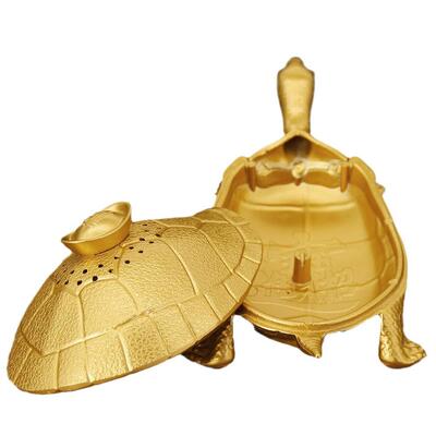 黄铜金龟祝寿茶道香炉长寿乌龟家居商务送礼文化创意工艺品摆件