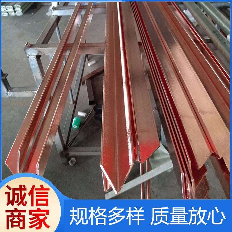 镀铜角钢铜包钢角铁铜覆钢垂直接地体镀铜角铁防雷接地材料厂家