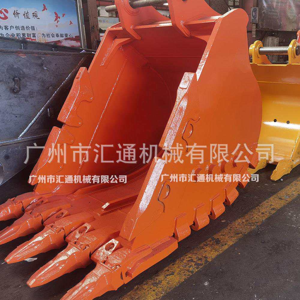 广东厂家挖机土方斗 挖掘机挖斗属具 挖机加强斗 pc200挖斗