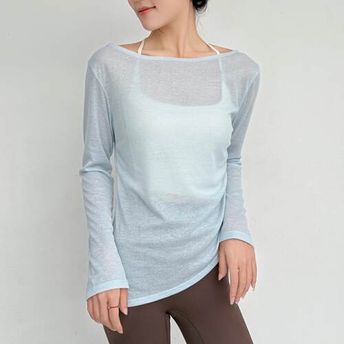 Yoga Hoodie Long Sleeve Yoga T-shirt One Shoulder Top