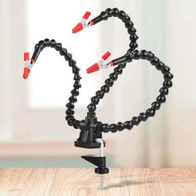 Desk Clamp Soldering Third Hand Tool 3/4/5 Flexible Arms