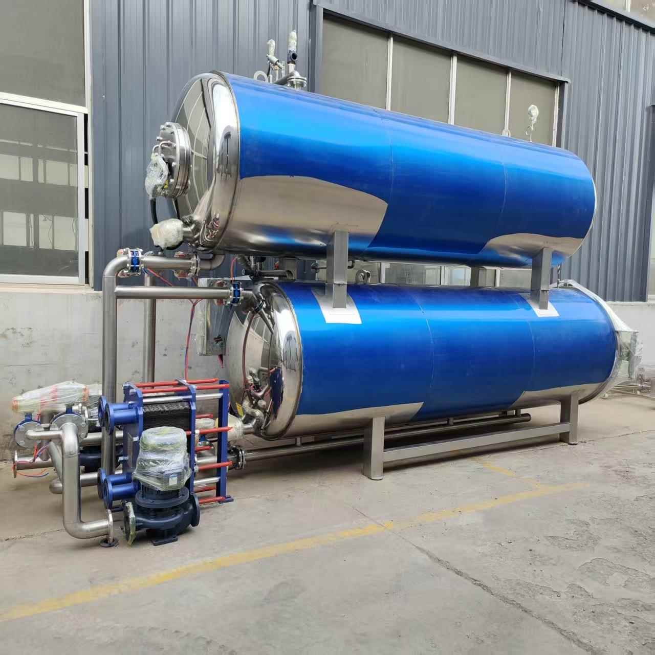 米线灭菌宠物粮蒸汽杀菌锅玻璃瓶海鲜罐头喷淋杀菌斧酱料杀菌锅