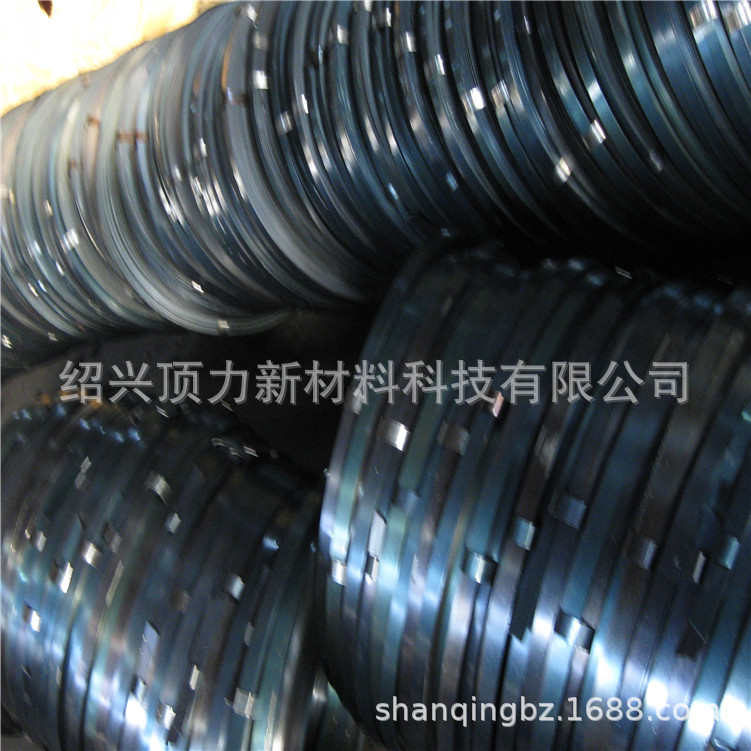 厂家 铁皮打包带包装钢带镀锌带0.45*16  麻片 托盘 规格可ding制