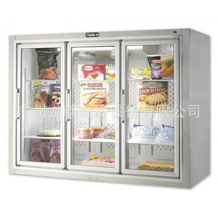 立式冷柜冰柜 商用单温直冷双门饮料保鲜冷藏展示柜