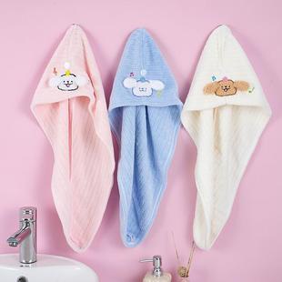 快乐小狗系列干 干发帽可爱立体浴花澡巾擦手巾女学生家用搓背澡