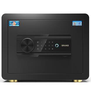 钢琴黑 虎牌小型指纹密码 25cm 博瑞系列 博瑞2 免钥匙保管柜全钢