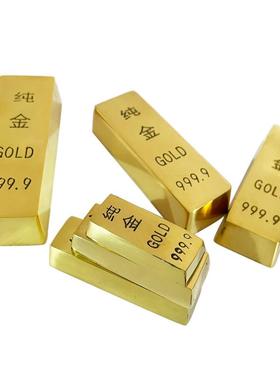 铜实心金条金砖家居饰品开业礼品