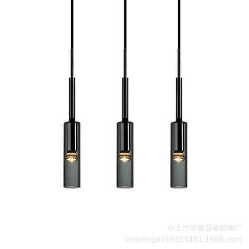 后现代轻奢床头小吊灯单头酒店客房吊灯极简创意酒瓶餐厅吧台灯具