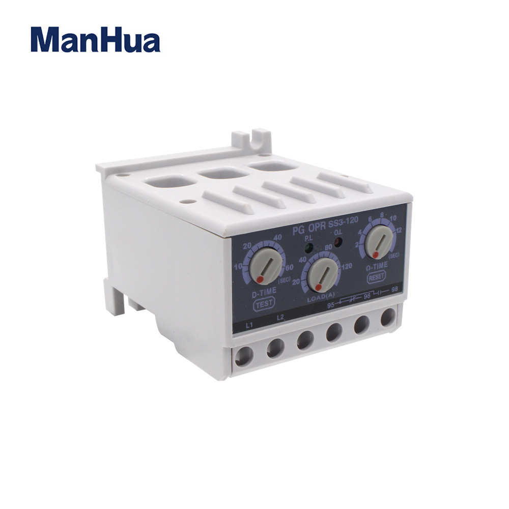 PG OPR SS3-120 10-120A 电子过载继电器电机保护器热过载继电器