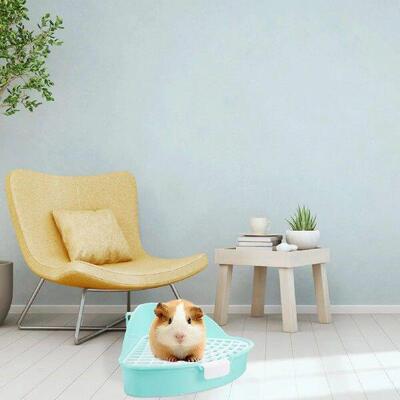 Pet Triangle Potty Indoor Bunny Tray Litter Boxes Rabbit