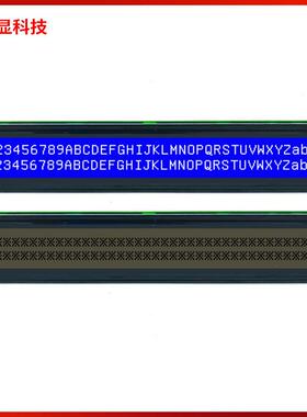 4002A长条字符模点阵STN液晶显块40DTC*02点阵1业6PIN工级示屏工