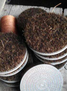 定制工洁业清圆盘刷尼龙丝471圆盘刷剑磨料丝圆盘刷麻抛盘光圆刷