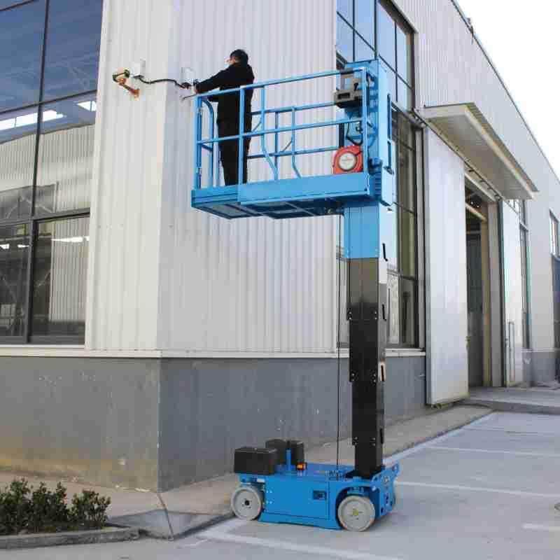 自行套筒桅杆式升降平台适合狭窄空间高空作业桅杆式登高车
