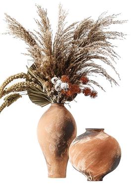 摆现代简约树脂板瓶件售楼部样房家居客厅餐38厅桌花面软装饰品