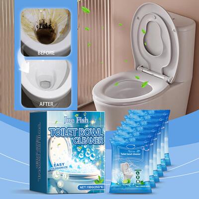 Jue Fish Toilet Descaler and Cleaner Powder, Household Toile