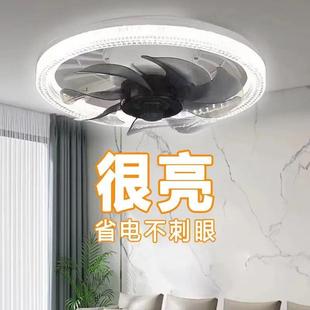 l扇e节能风灯27螺口E小型XLL静音吊扇灯餐厅卧室带遥控超亮d吊扇