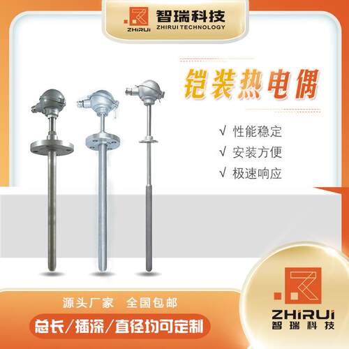 厂专用耐磨热电偶 使 用寿长稳命定性好江苏智瑞 厂电家直销