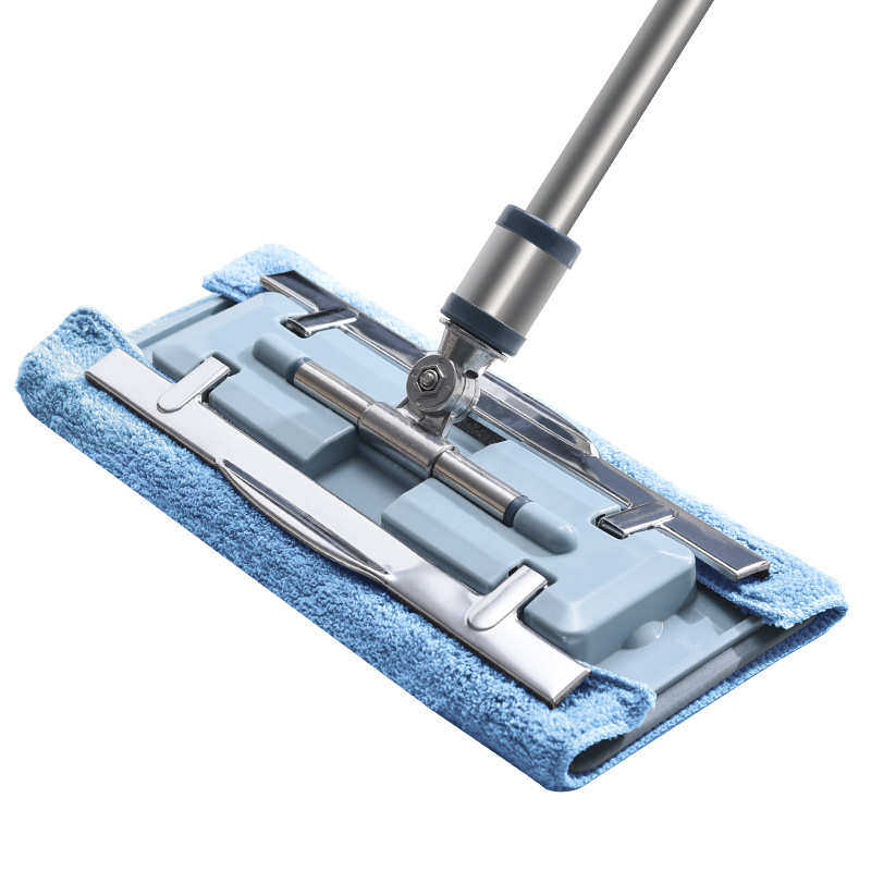 平板夹布拖把家用一拖净懒人墩布拖加厚抹布夹固式木地板拖地拖把,家庭/个人清洁工具,拖把桶,淘宝优惠券,粉丝福利购,淘宝优惠卷