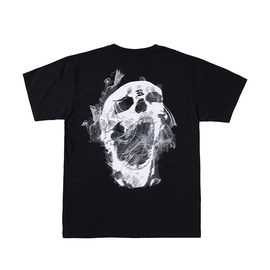 REVENGE风格Smoke skeleton TEE 烟雾骷髅头短袖 男女圆领T恤XXX