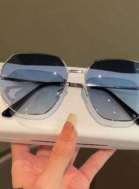 多边形太阳镜紫外线金属太阳眼镜