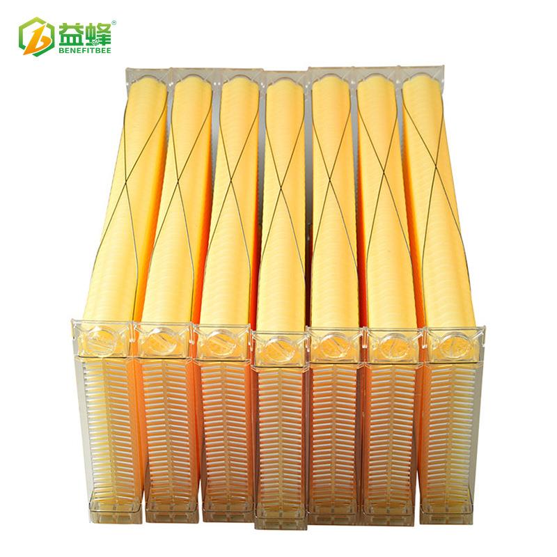 厂家直供热卖自流蜜蜂箱中蜂意蜂塑料自流蜜巢框巢础蜂箱